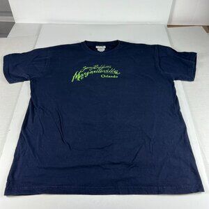 Jimmy Buffett Margaritaville Orlando Shirt Extra Extra Large Dark Blue Faded Tee